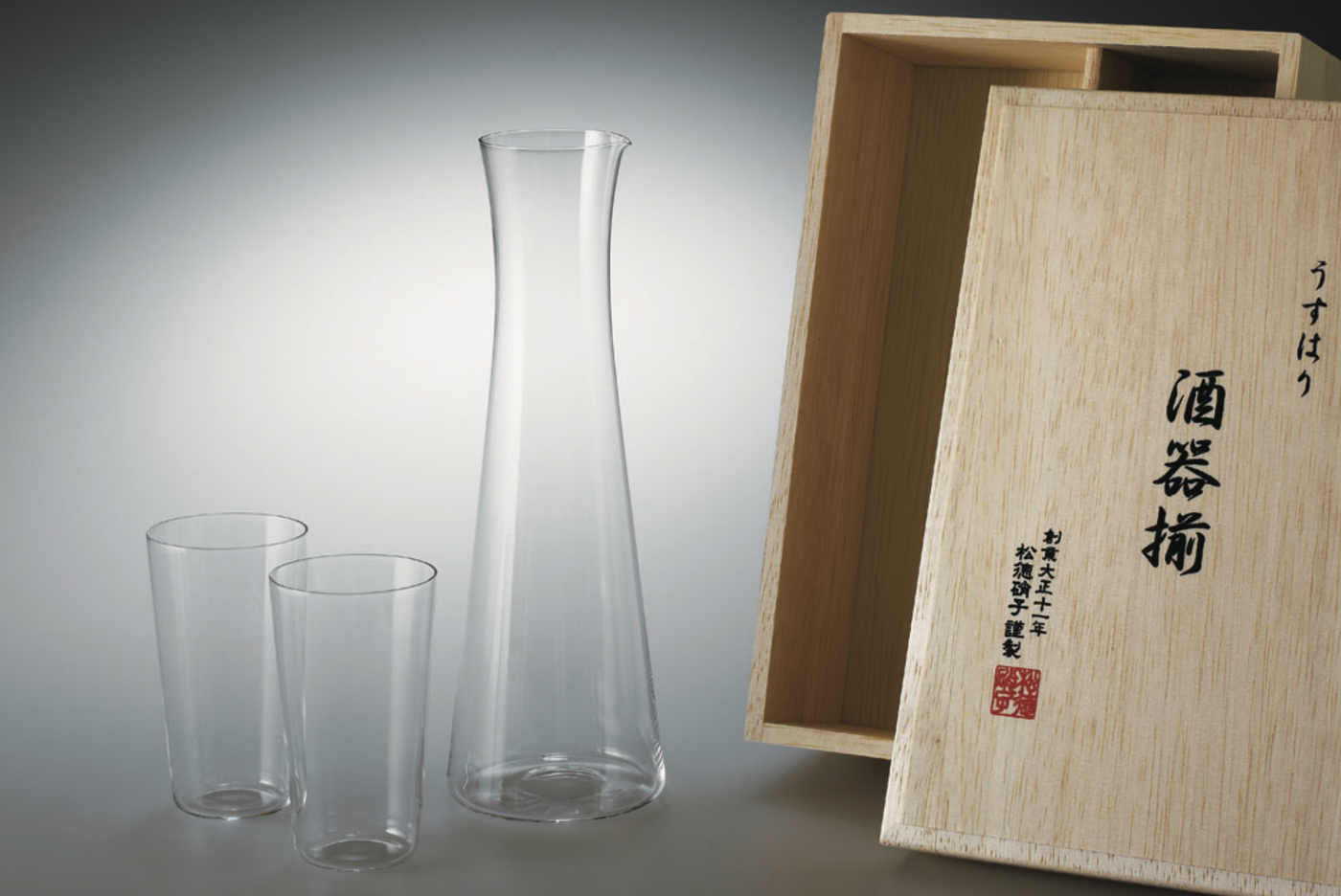 Shotoku Glass Sake Set
