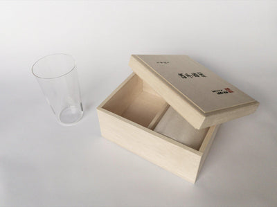 Shoktoku Glass Usuhari Tumblers With Box, Medium